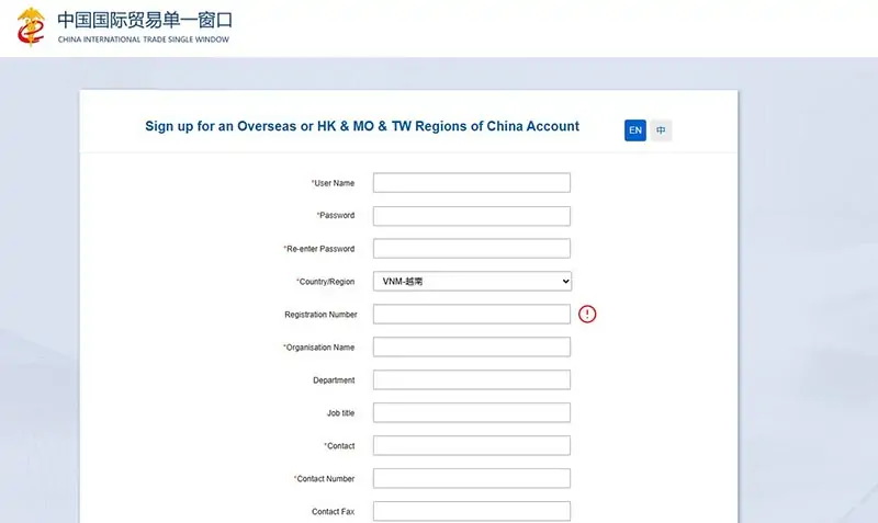 Tạo tài khoản trên hệ thống CIFER